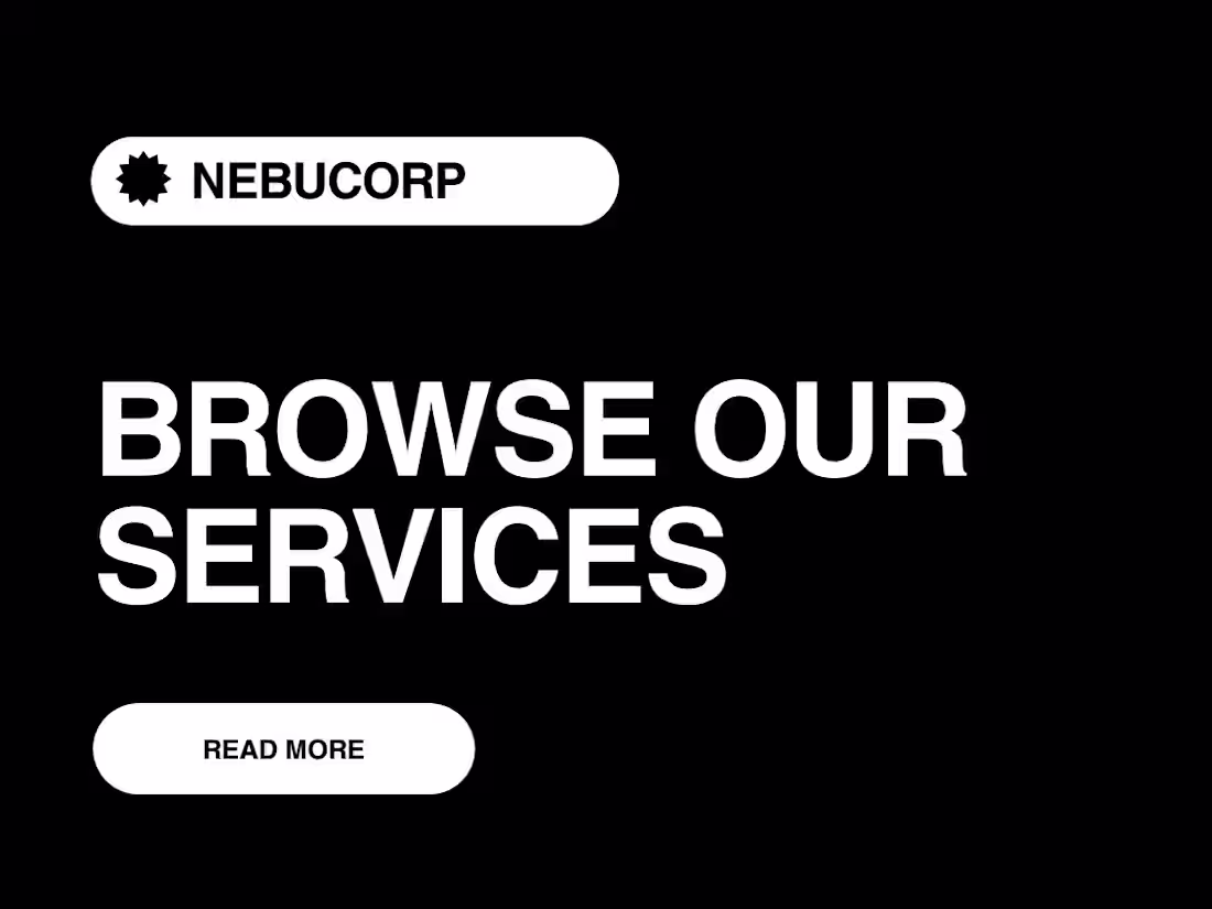 Cover image for NebuCorp Website Copy