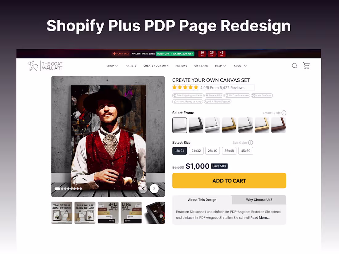 Cover image for Shopify Plus PDP Page Redesign
Recently