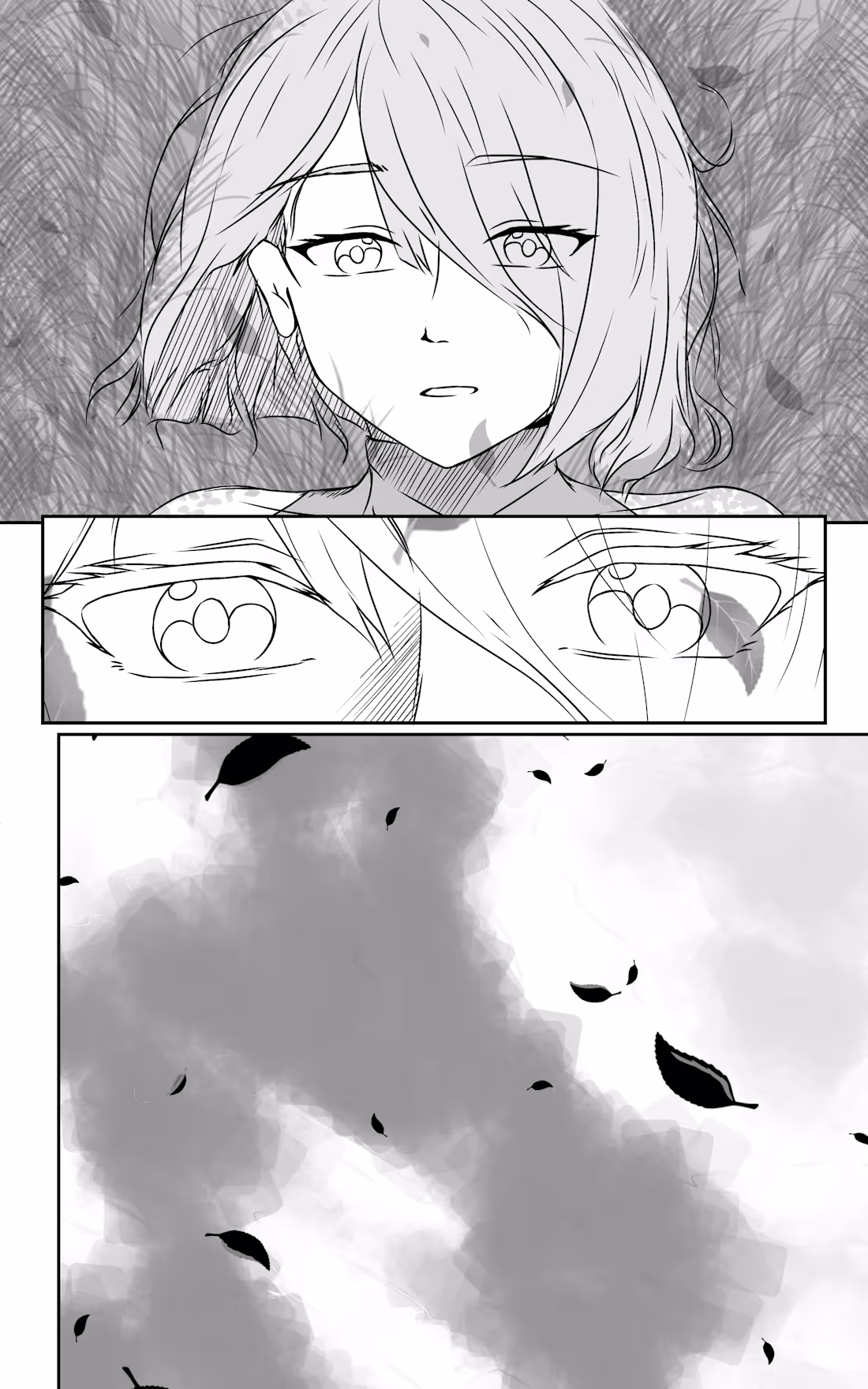 Cover image for A manga page of the indie title "where we lie"