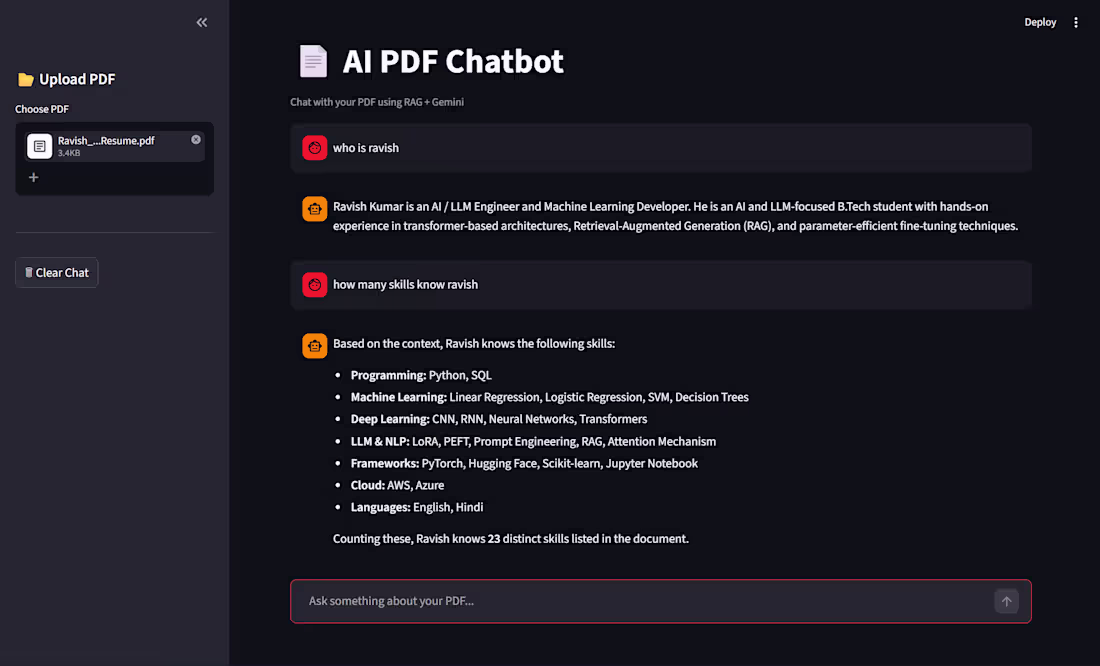 Cover image for 📄 AI PDF Chatbot (RAG