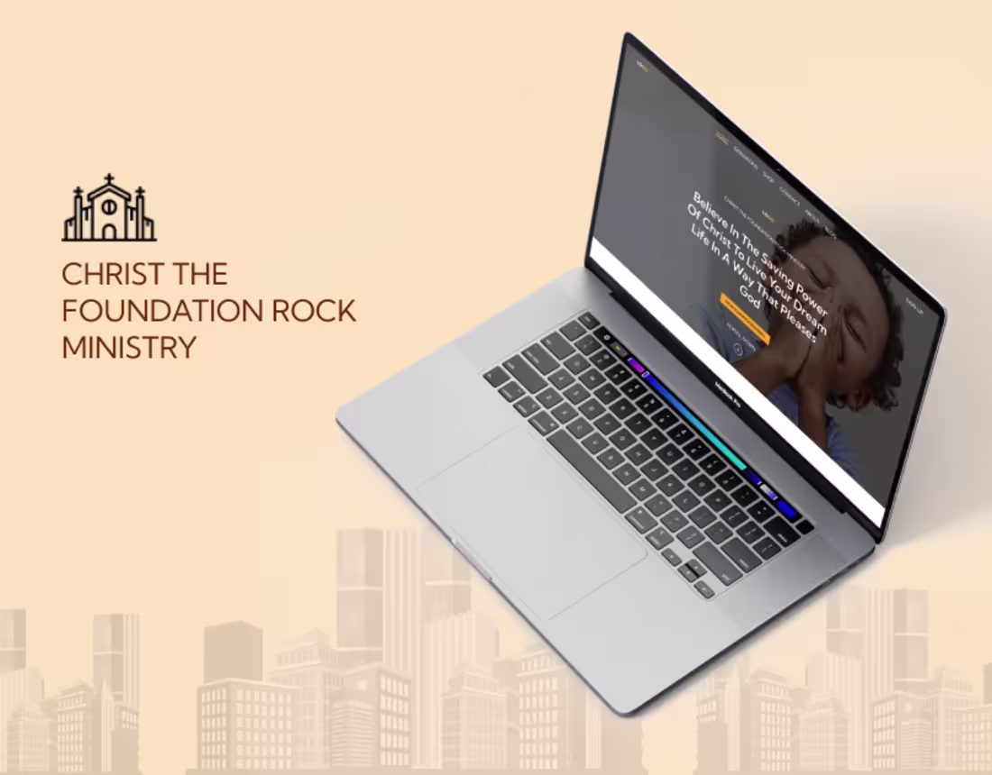 Cover image for CHRIST THE FOUNDATION ROCK MINISTRY