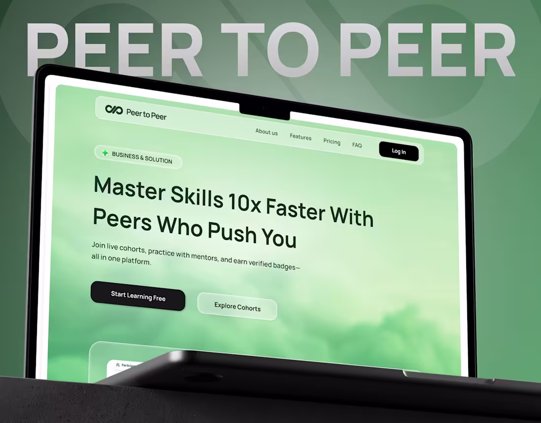 Cover image for Peer to Peer — Where Skills Meet Peers