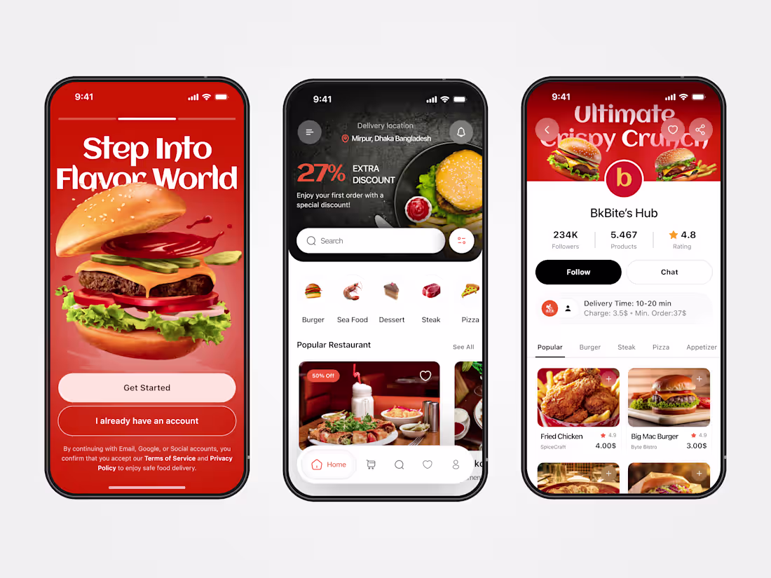 Cover image for Expert Food App UI Design Using Figma | Boost User Engagement
