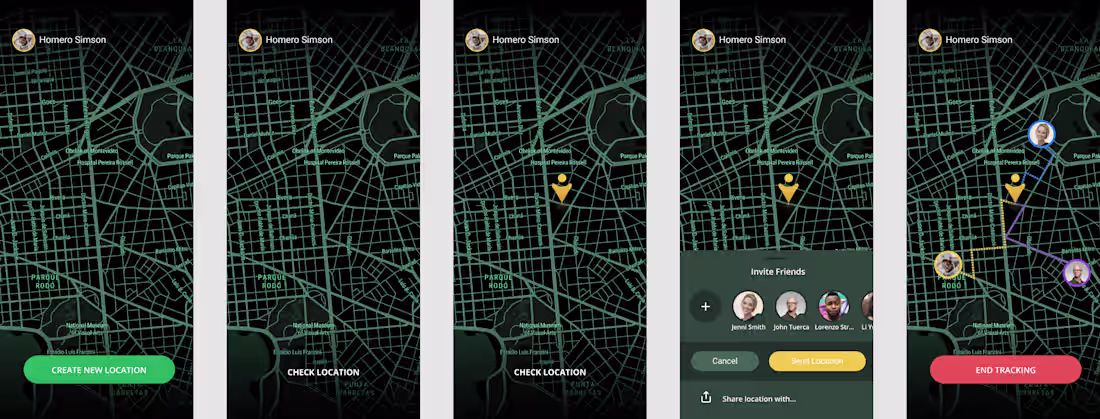 Cover image for Tracking Application For Mobile (Mobile