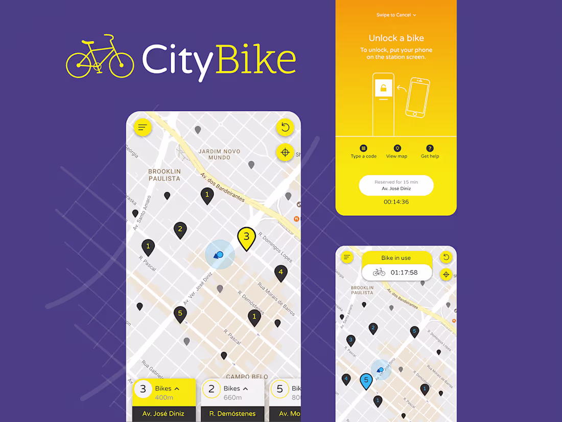 Cover image for CityBike - Bike Renting App