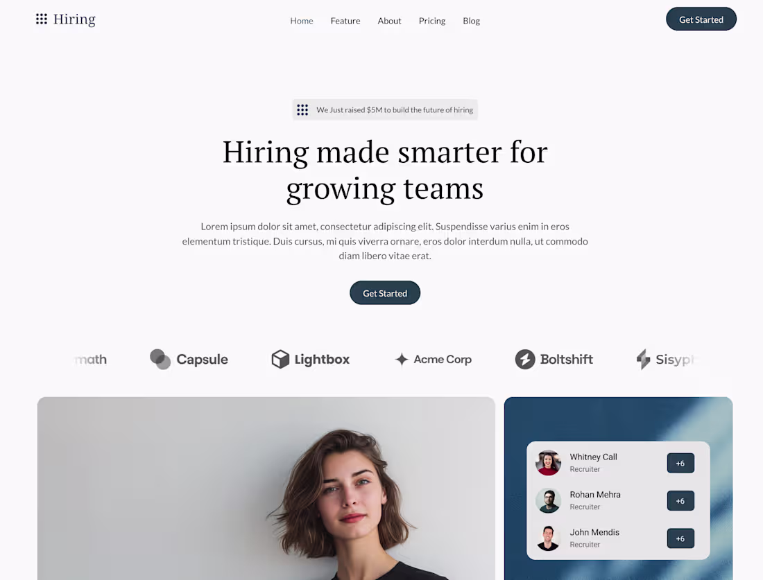 Cover image for A polished marketing website designed and built in Framer fo...