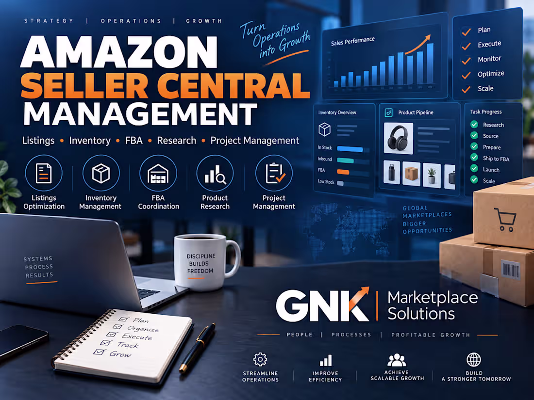 Cover image for Amazon Seller Central Management |