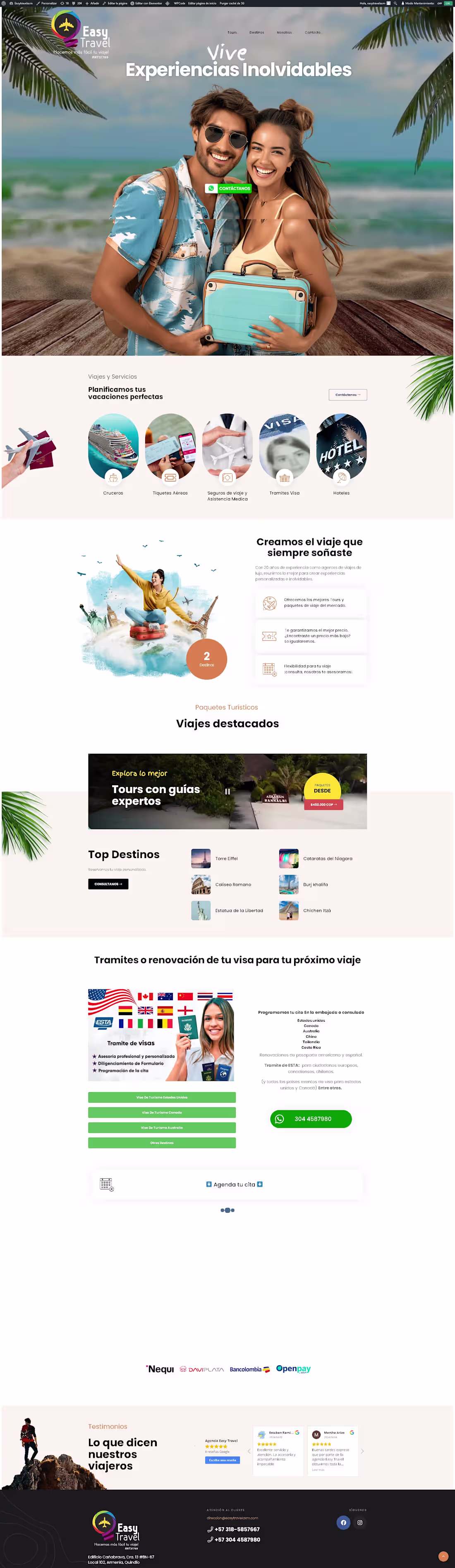 Cover image for Easytravel (Agencia de Viajes )