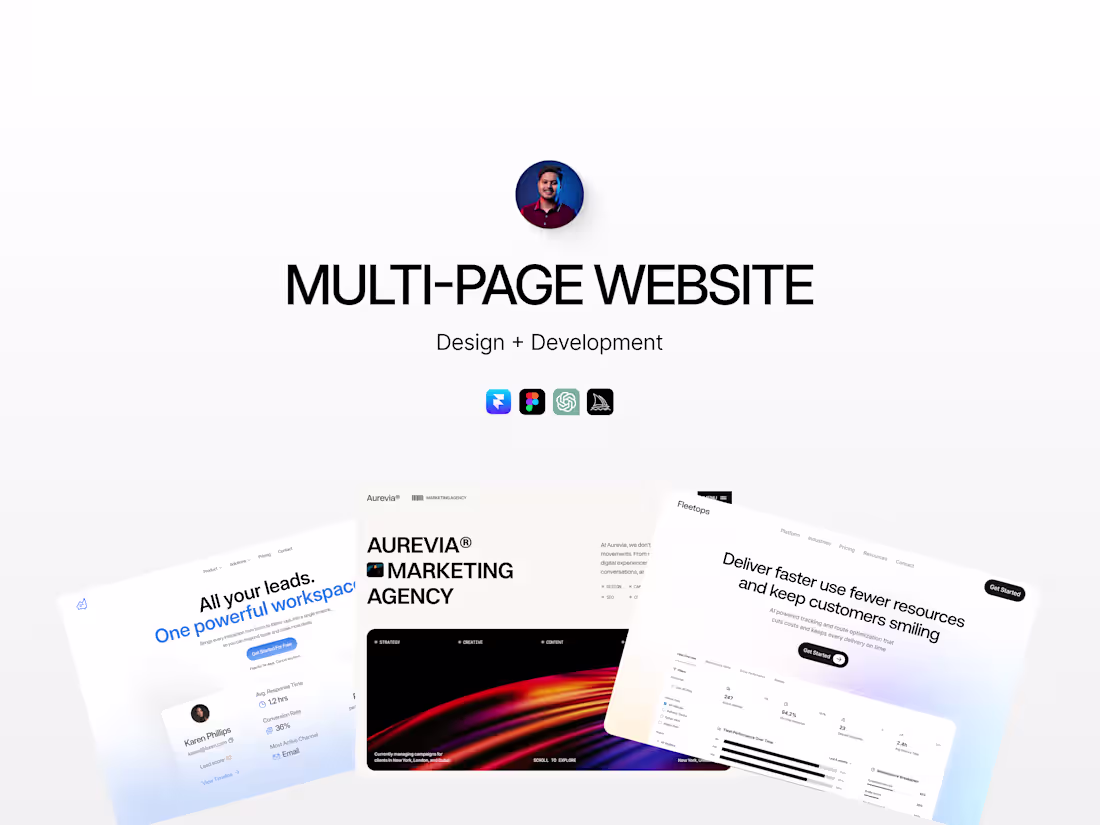 Cover image for Multi-Page Website Design & Framer Development