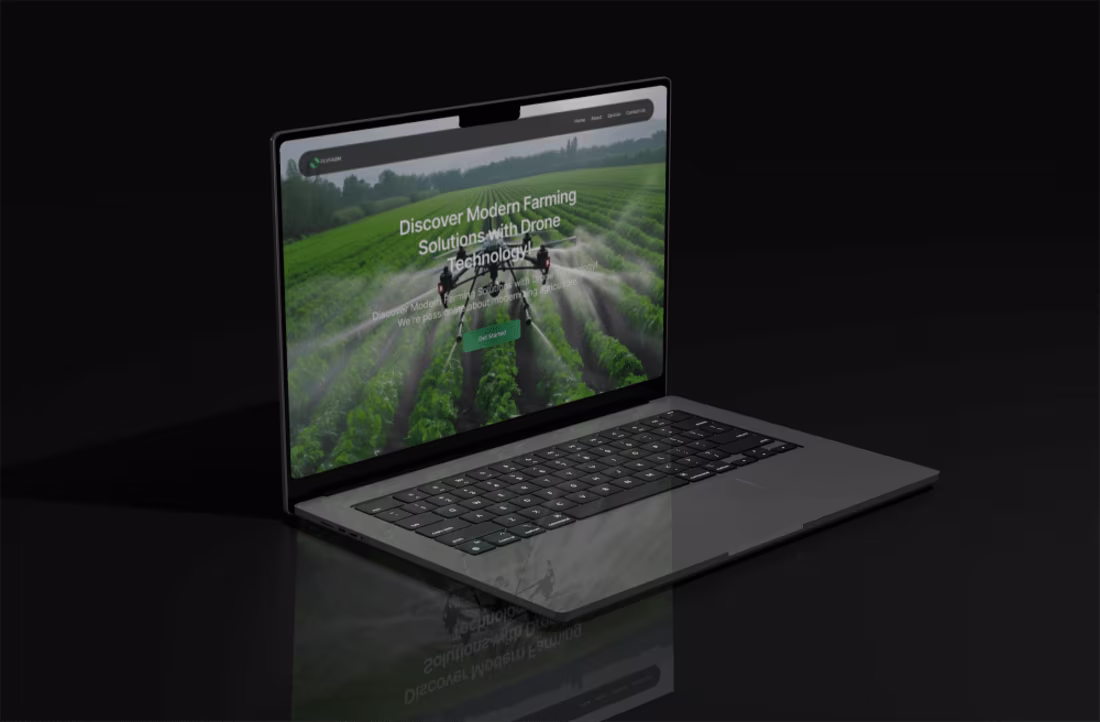 Cover image for FlyFarm - framer landing page