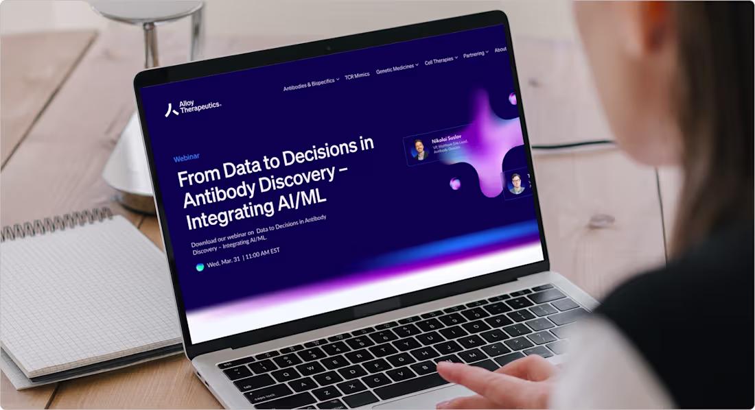 Cover image for Brand and Campaign Design for Alloy Therapeutics