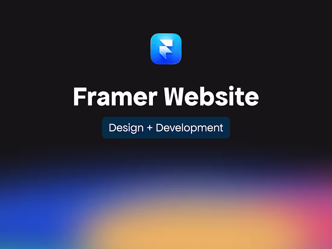Cover image for Framer Website Design + Development