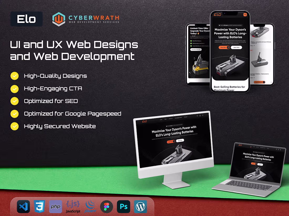 Cover image for Elo Innovations - WordPress Web Development and Designs