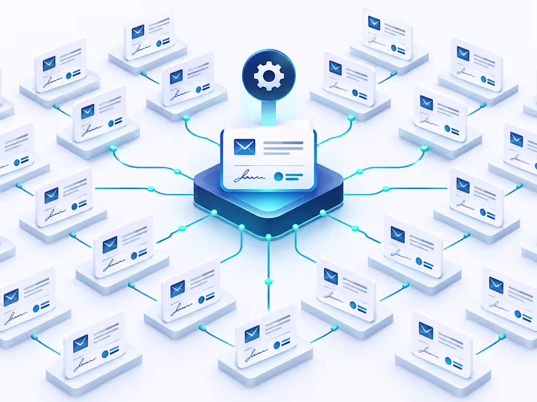 Cover image for Corporate email-signature automation — Replaced