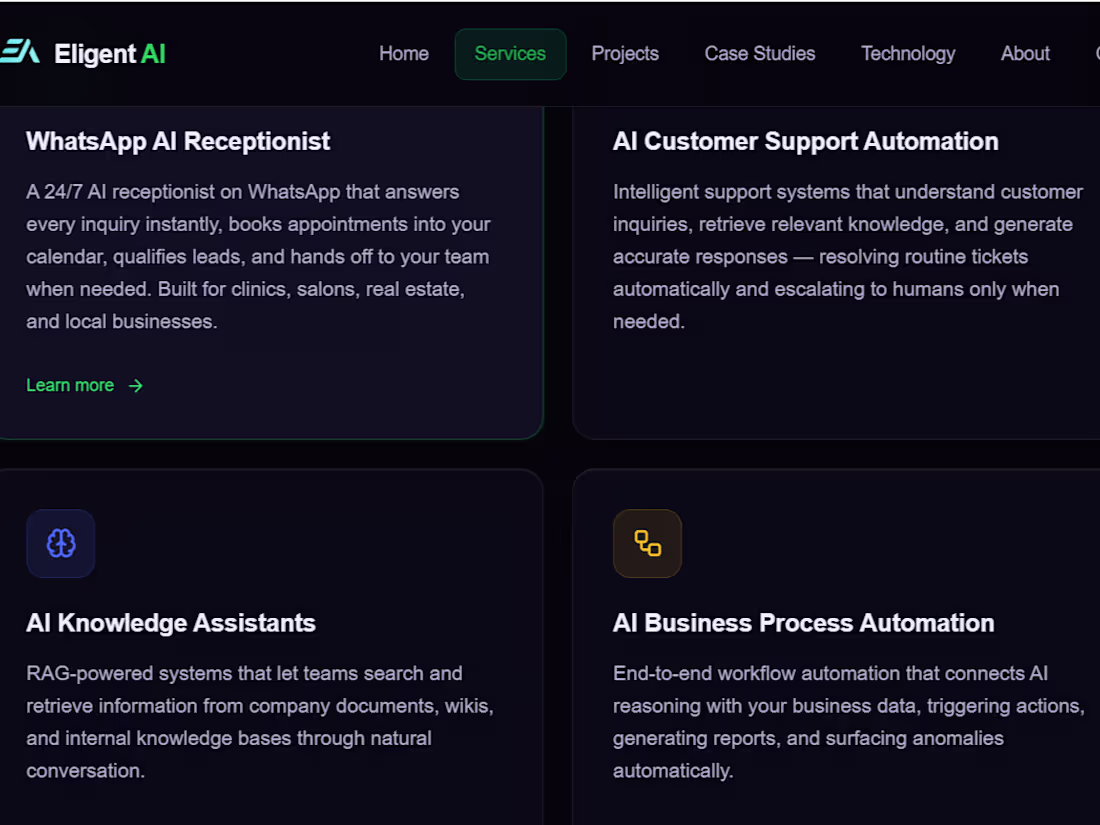 Cover image for Eligent AI is a specialized