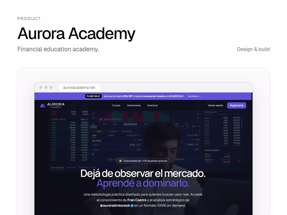 Cover image for Aurora Academy: a financial education academy