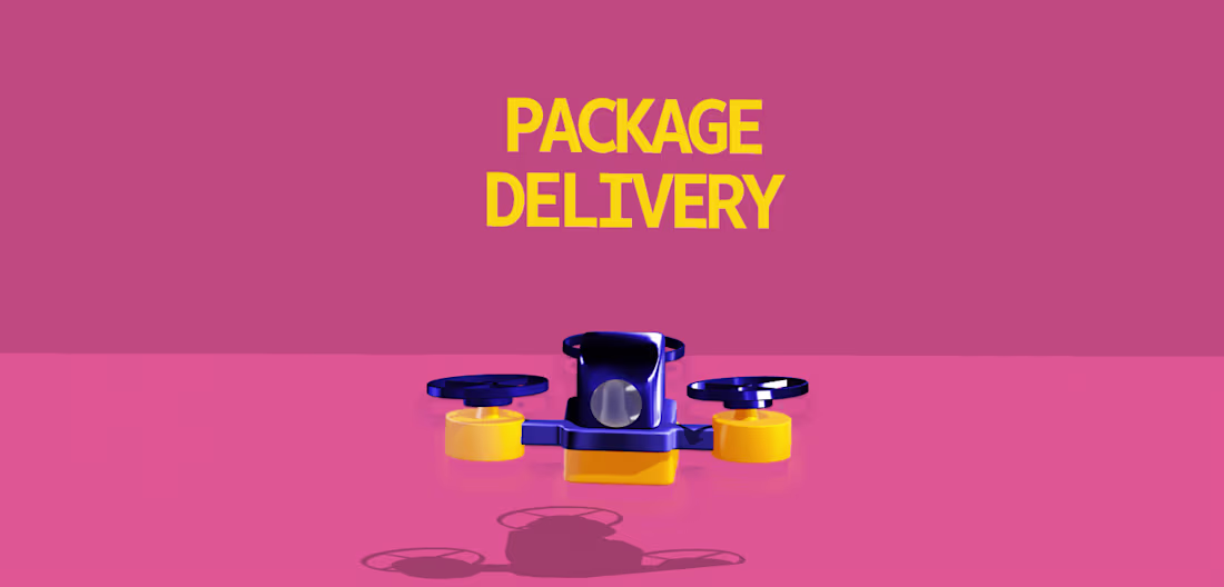 Cover image for 3D MODEL OF DELIVER DRONE