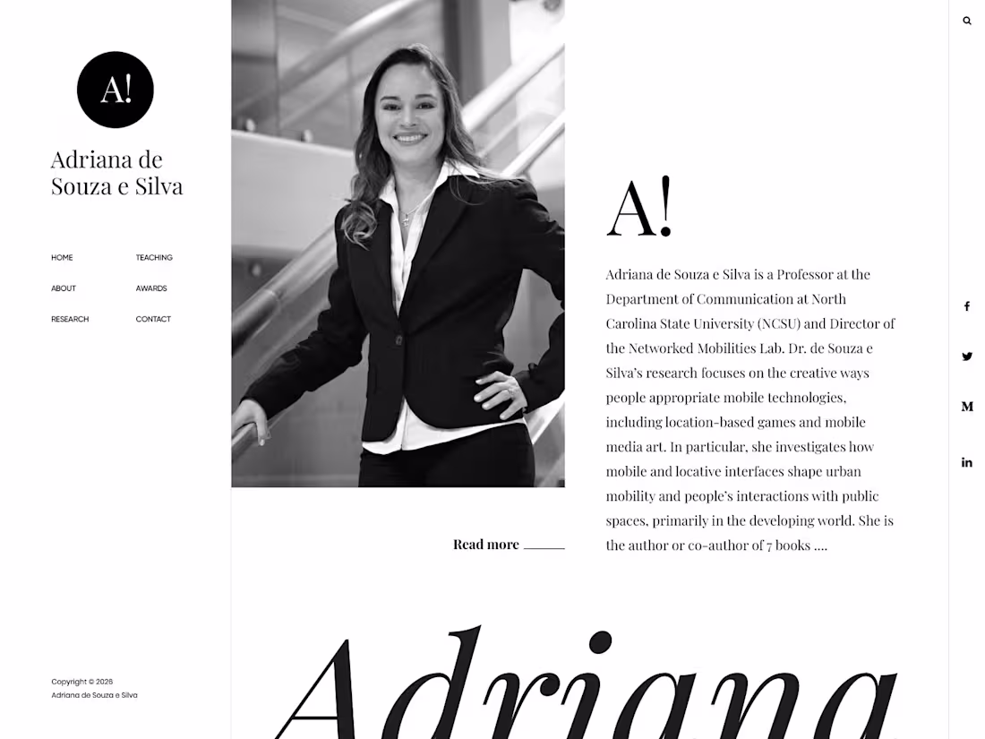 Cover image for Academic Portfolio Website Design &