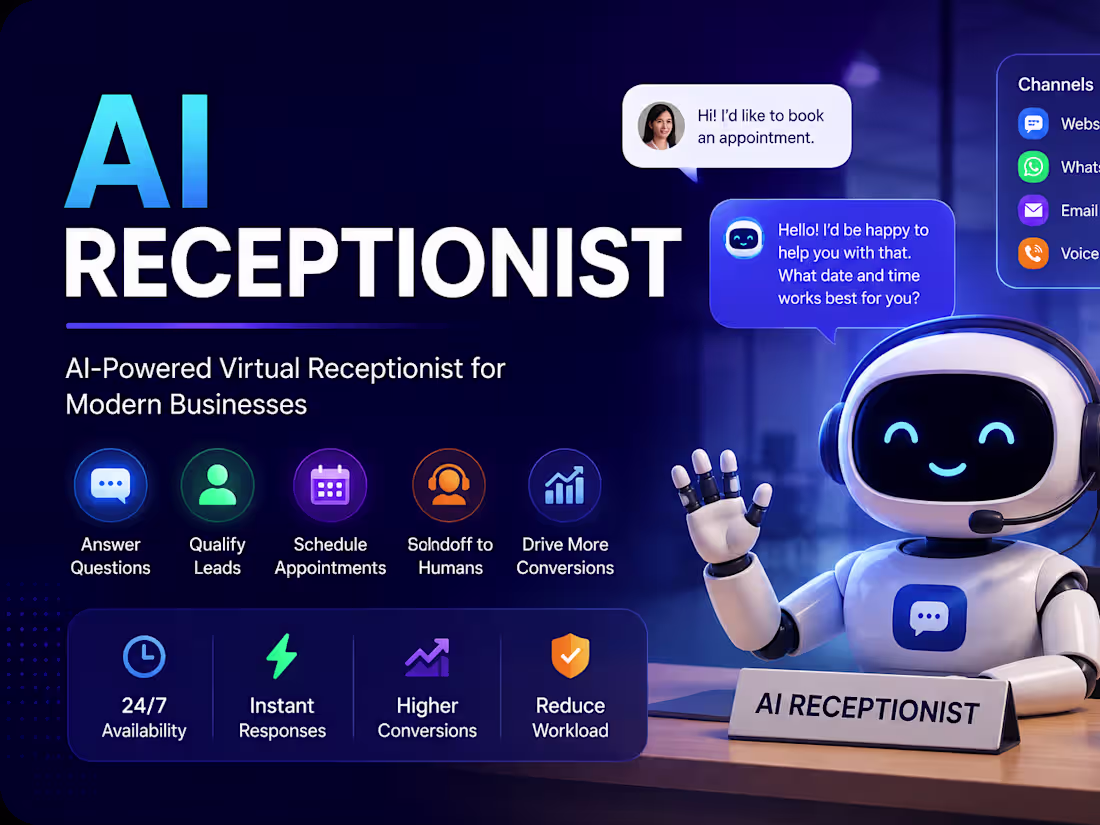 Cover image for Development of AI Receptionist Platform