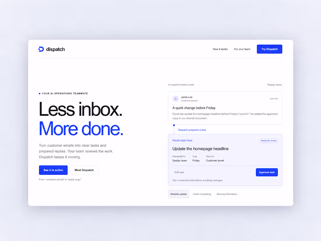 Cover image for Saas & AI product Website