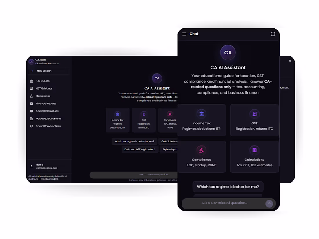 Cover image for CAAI - Financial Advisory AI