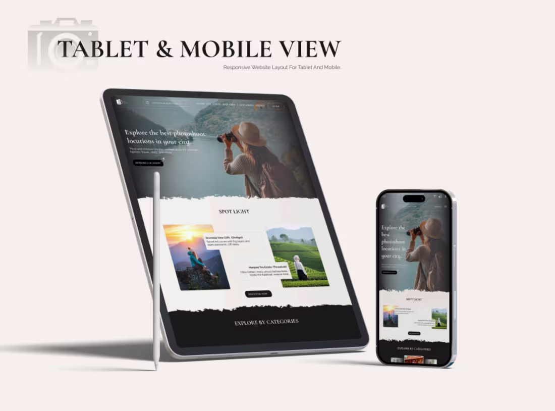Cover image for Spot Finder Website – Photoshoot