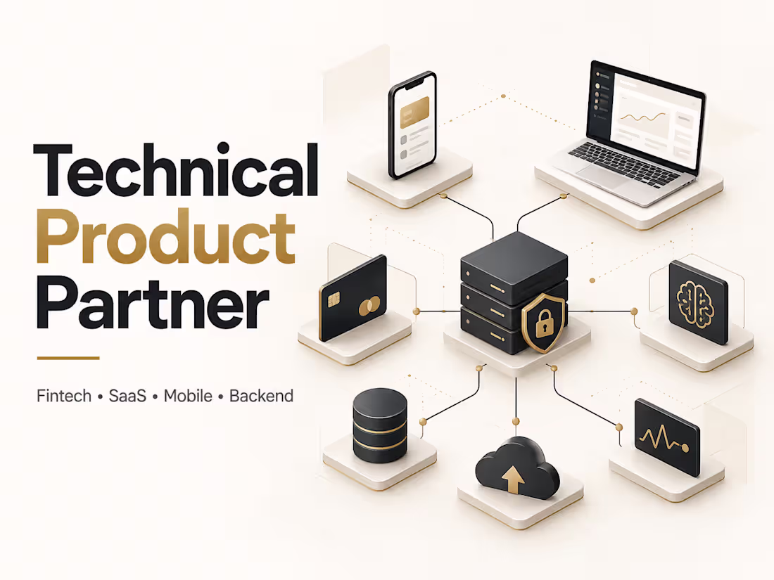 Cover image for Technical Product Partner for Fintech and SaaS