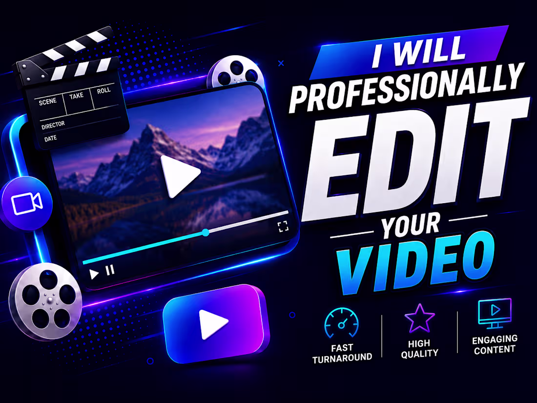 Cover image for YouTube Video Editing & Long Form Videos