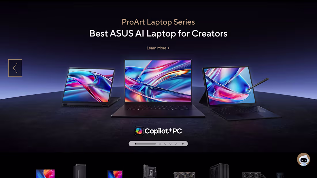 Cover image for :Asus Website Design