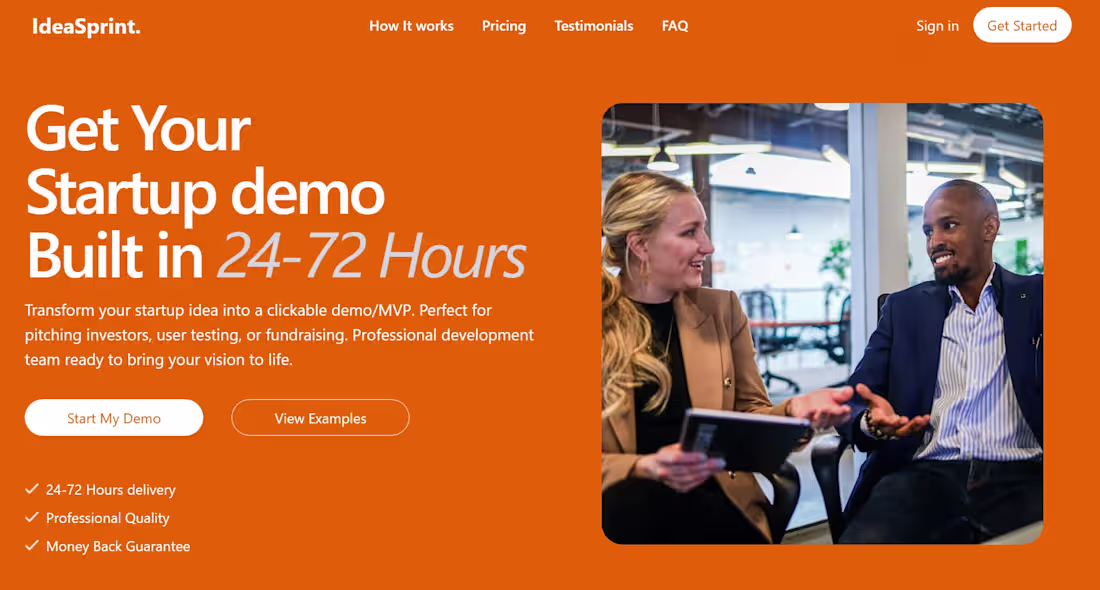 Cover image for Ideasprint a platform for building mvp for businesses for in...