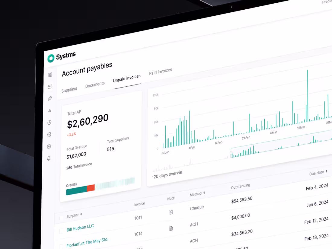 Cover image for Systms - Account payables