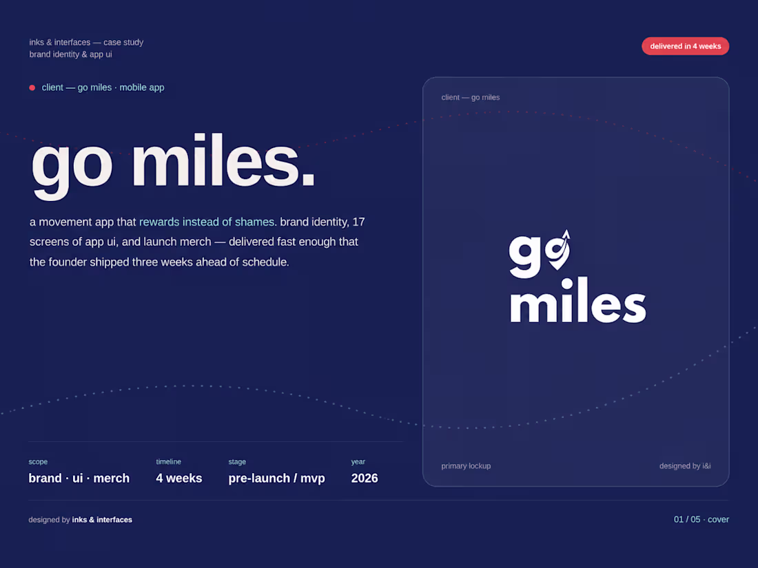 Cover image for Go Miles is a movement-focused