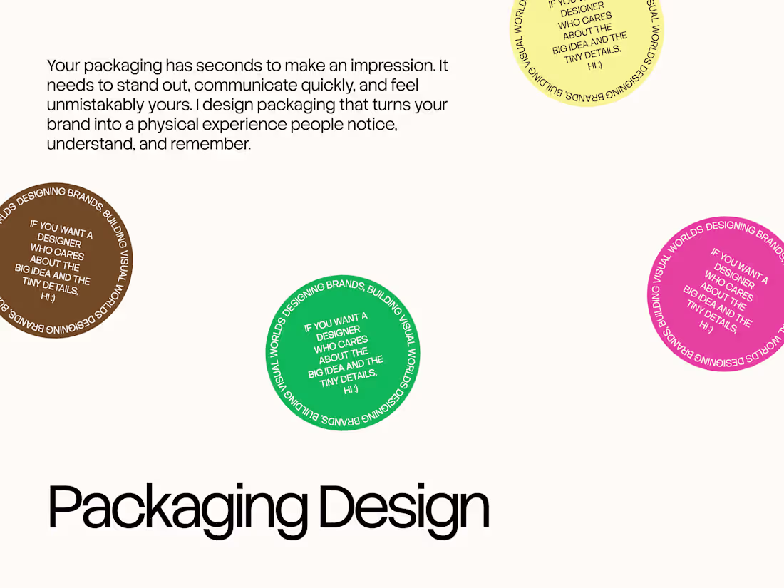 Cover image for Packaging Design