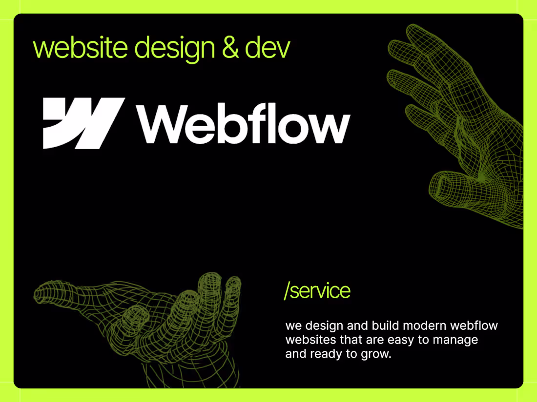 Cover image for Webflow Website Design & Development