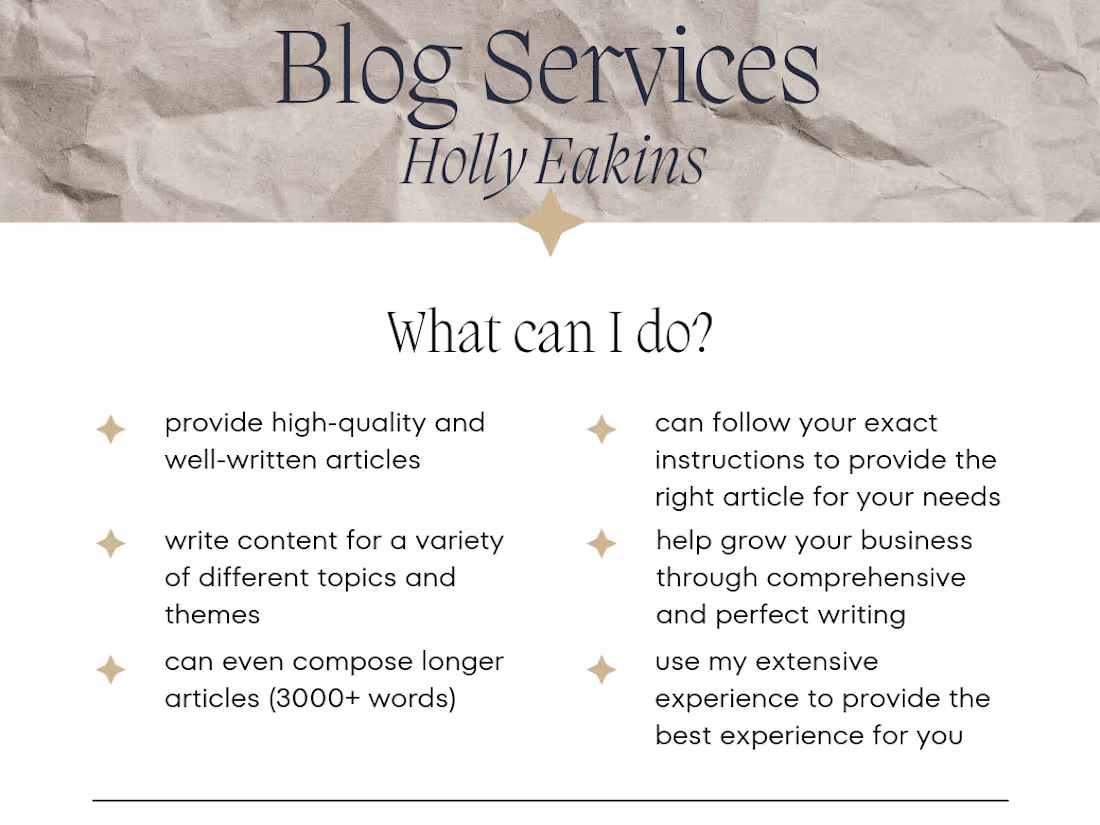 Cover image for Creative, compelling blog posts for your website!