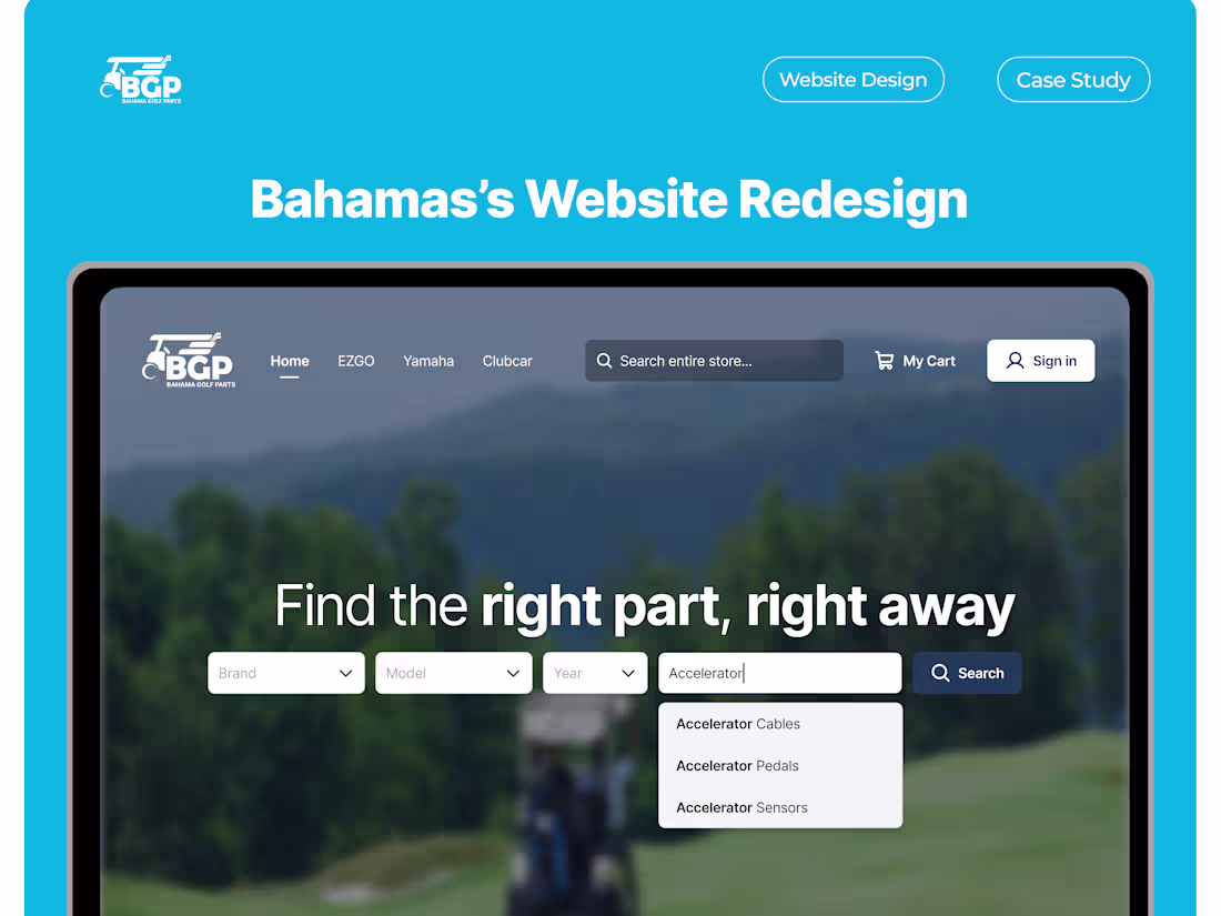 Cover image for Ecommerce Website Redesign
