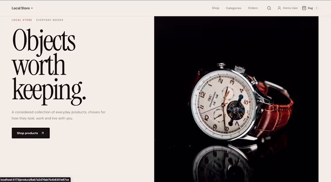 Cover image for Local Store is a modern