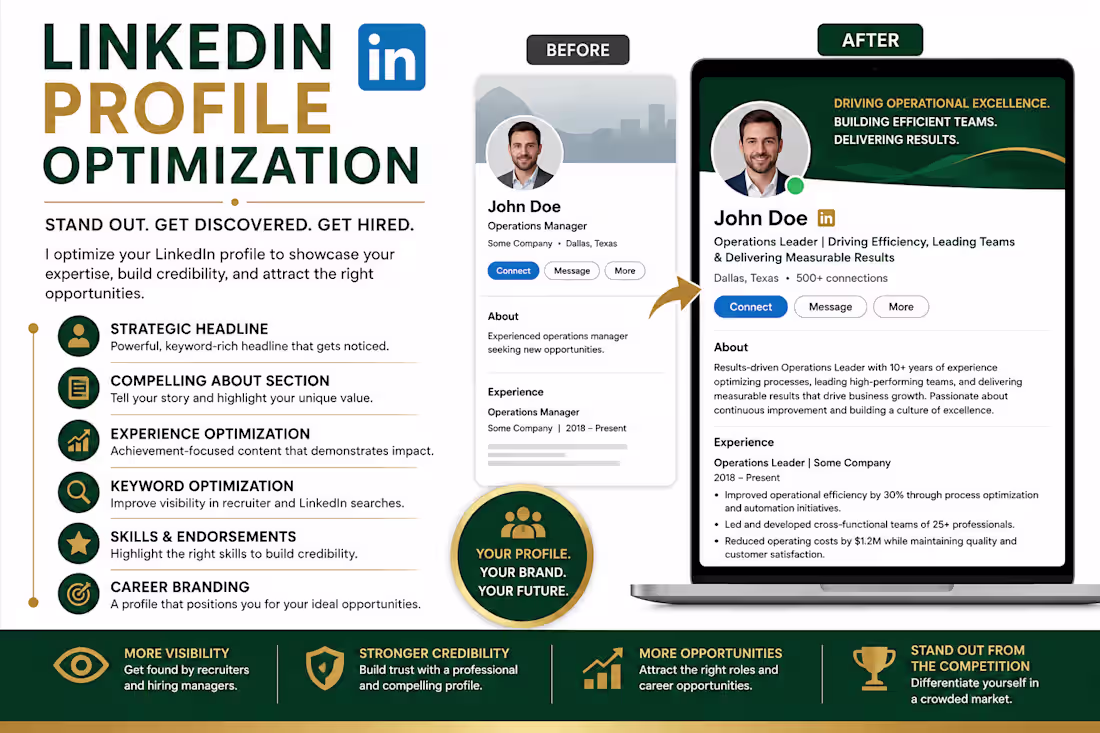 Cover image for LinkedIn Profile Optimization