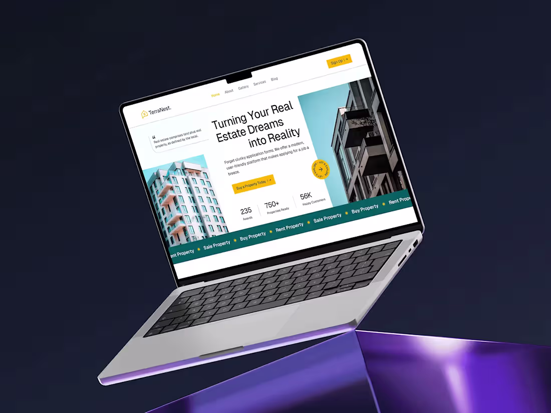 Cover image for Real Estate Website