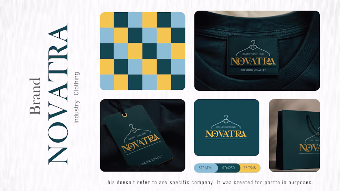 Cover image for NOVATRA – Clothing Brand Identity