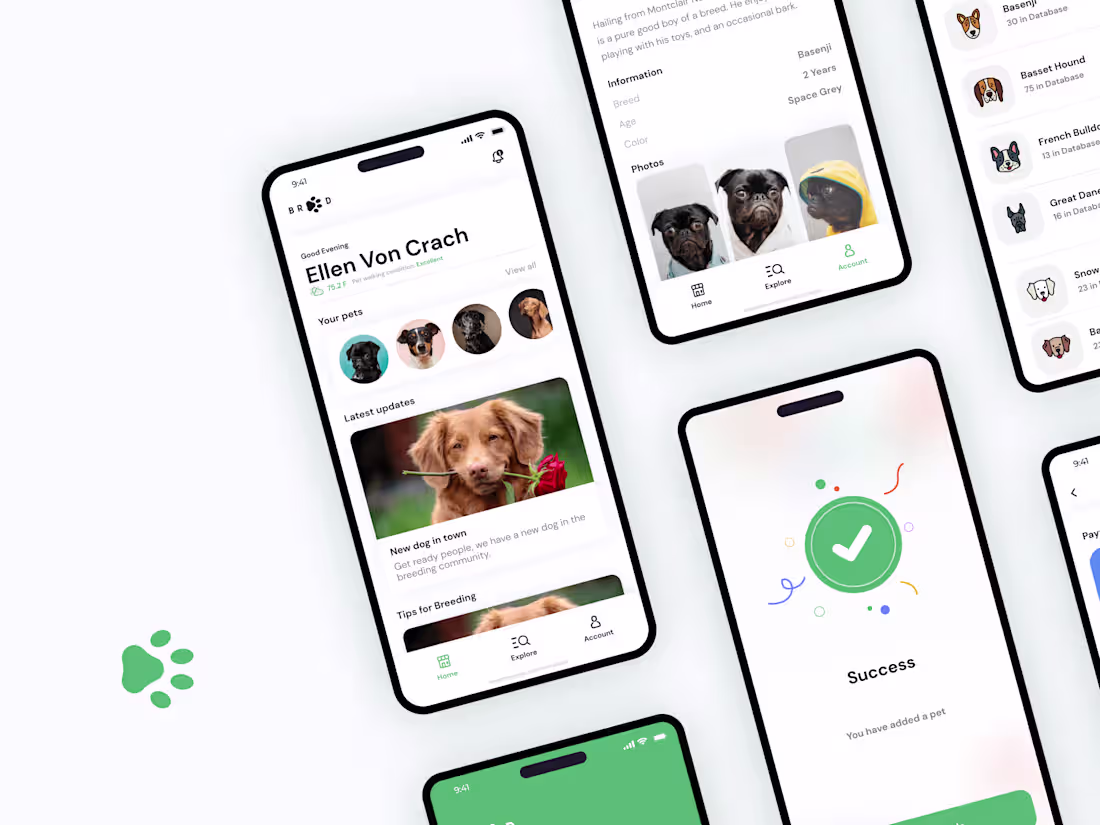 Cover image for You will get a Mobile App UI/UX design for your business