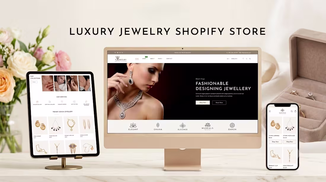 Cover image for  📌 Luxury Jewelry Shopify