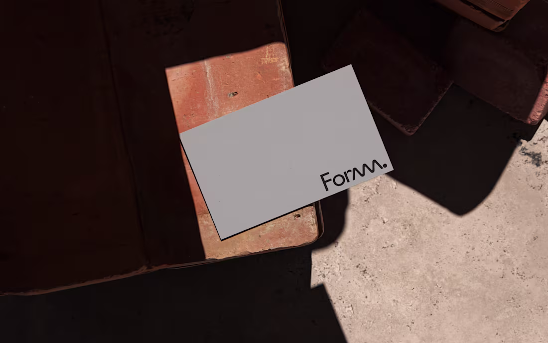 Cover image for Formm — Brand Identity