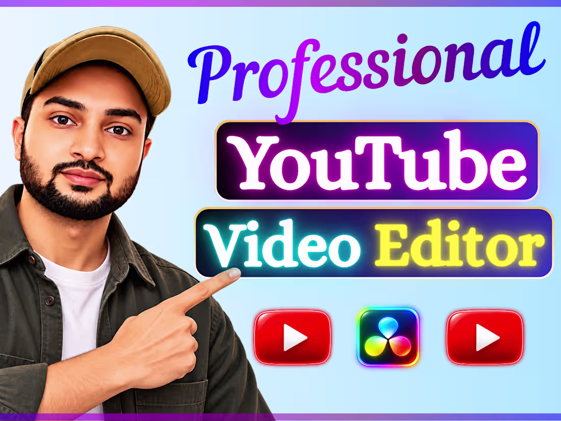 Cover image for Professional YouTube Video Editor...