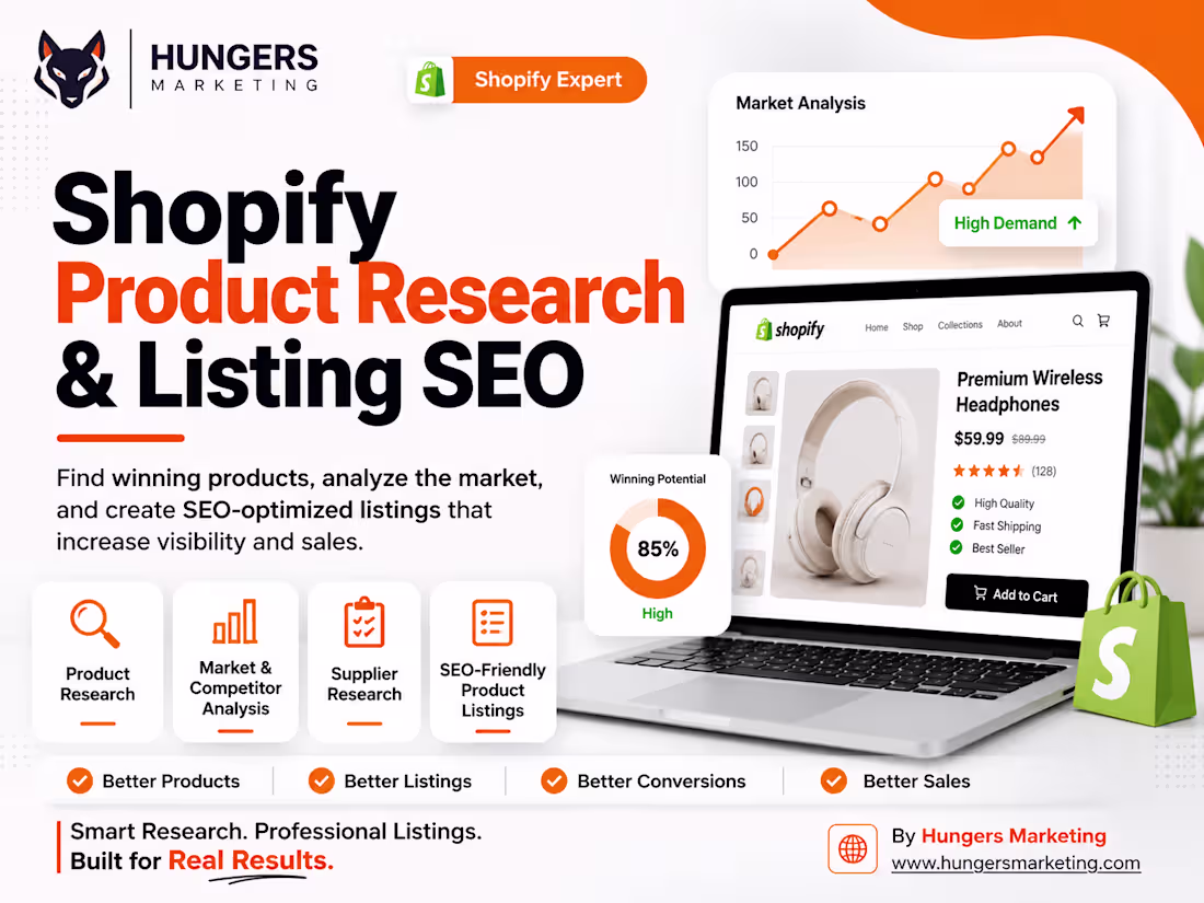 Cover image for Shopify Product Research & Listing SEO