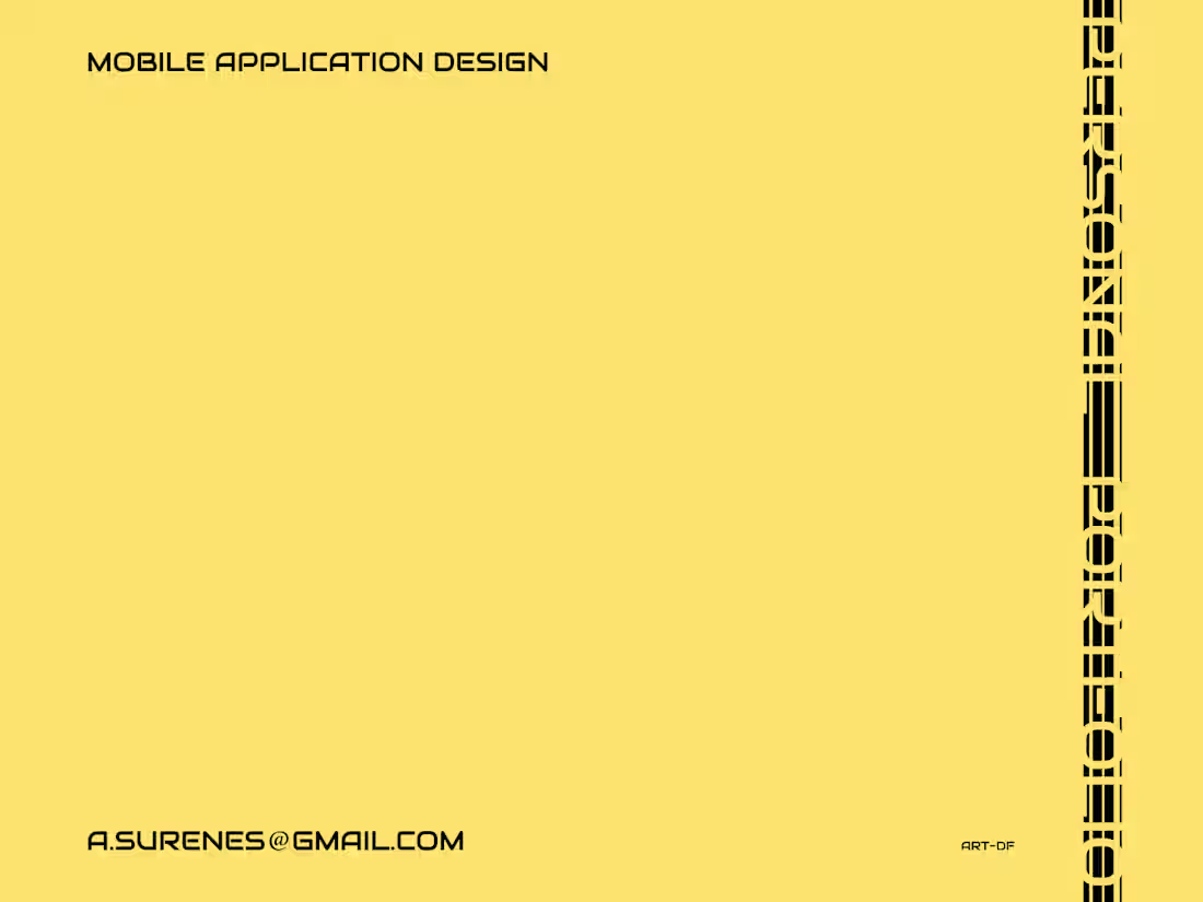 Cover image for Mobile Application Design