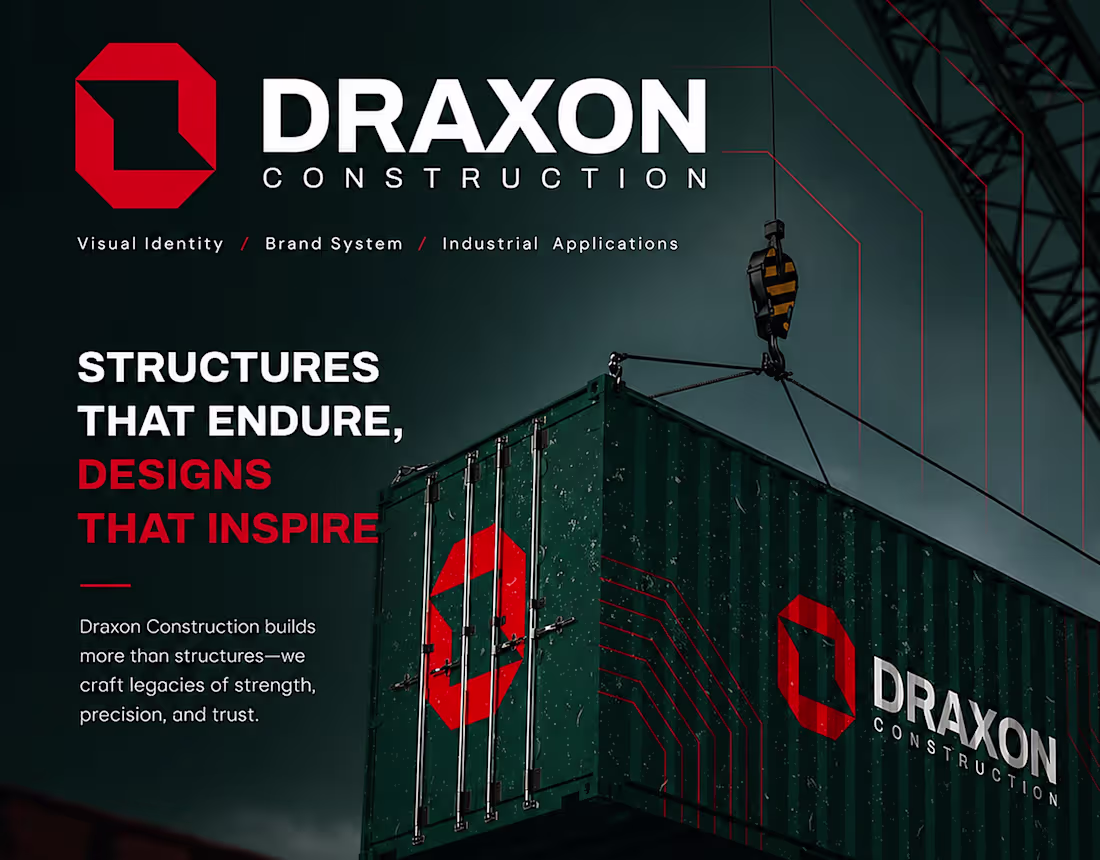 Cover image for DRAXON Construction — Visual Identity