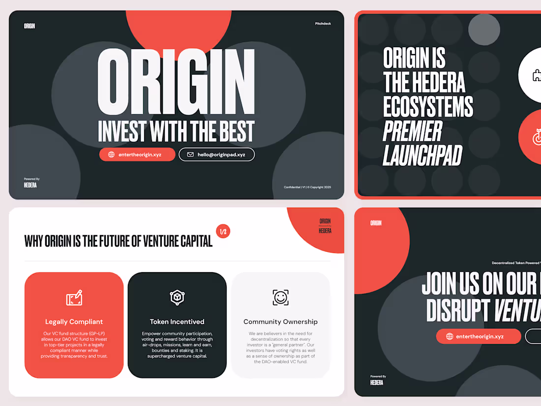 Cover image for Origin Pitch Deck