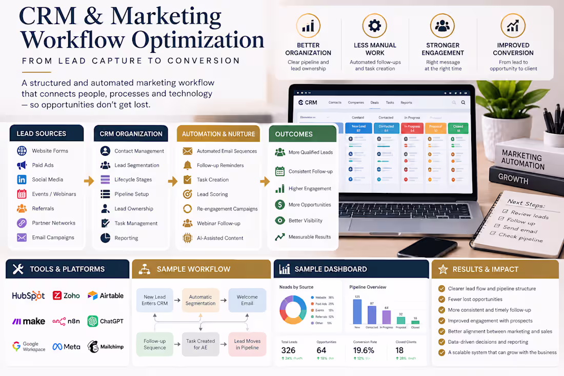 Cover image for Marketing Operations & CRM Workflow Optimization