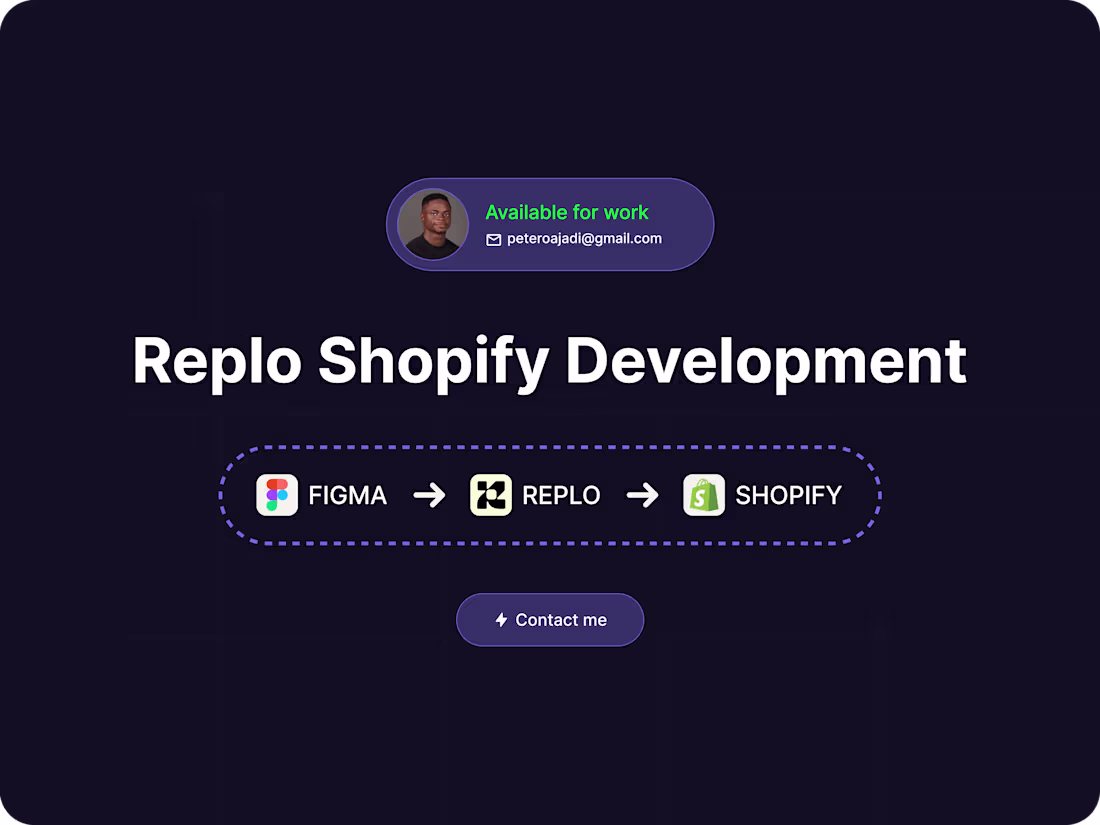 Cover image for Replo Shopify Development || CRO Expert